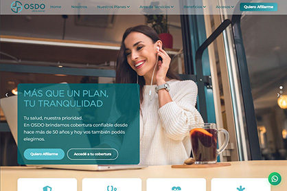 OSDO - Diseño web y aplicativo para asociados